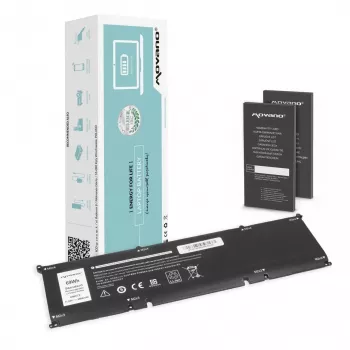 MOVANO 69KF2 akkumulátor Dell Alienware M17 M15 R3 R4 Precision 5550 XPS 9500 9510-hez - 6000 mAh (69 Wh)