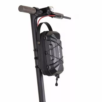 WILDMAN GD6XPlus kormánytáska elektromos rollerhez, váztartó táska, fekete