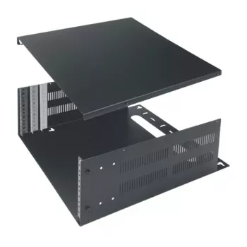 Vaddio Middle Atlantic 4U fali rack ház - fekete - 19
