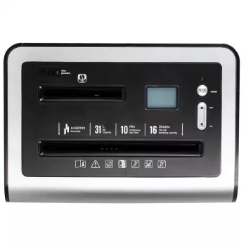 DELI E9917EU keresztvágó papírszaggató, 10 lap, 20L, fekete