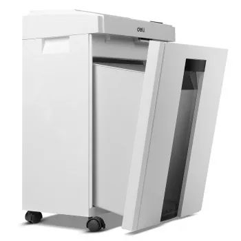 Deli E9952 keresztvágó papírszaggató, 10 lap, 21L, fekete