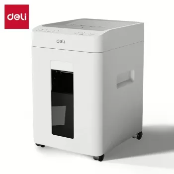 Deli ET081 keresztvágó papírszaggató, 8 lap, 15L, fekete