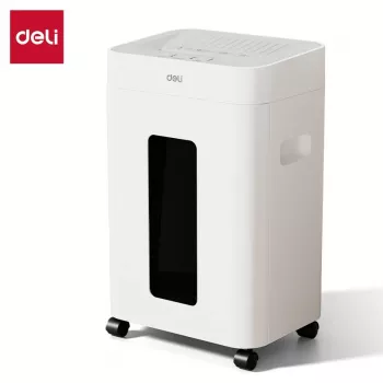 Deli ET048 keresztvágó papírszaggató, 8 lap, 15 L, fekete