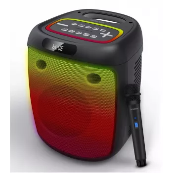SENCOR Partycon BASE hordozható Bluetooth-hangszóró 100W, IPX4, TWS, LED