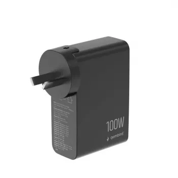 GEMBIRD GaN gyorstöltő 4x USB 100W fekete