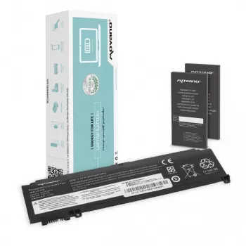 MITSU akkumulátor Lenovo ThinkPad T460s T470s-hez - elülső - 2000 mAh (23 Wh)