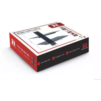 RED EAGLE TWO üveg alap átlátszó 450x350 mm edzett biztonsági üveg