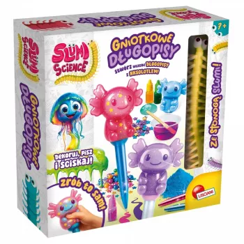 LISCIANI Slumi Squishy Pens - választék újfajta golyóstollak stresszoldó toldattal, fekete tinta, 0,7 mm közepes hegy, 1 db-os csomag