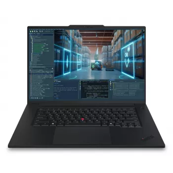 Lenovo ThinkPad P1 Gen 9 21UE000LGE mobil munkaállomás, 16 inch WUXGA IPS, Intel Core Ultra 7 356H, 32GB LPDDR5x, 1TB SSD, NVIDIA RTX PRO 1000 Blackwell 8GB, Windows 11 Pro, német billentyűzet