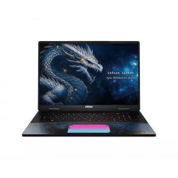 MSI Titan 18 HX Dragon Edition Draco Epic A2WJ-1218 (Intel Core Ultra 9 290HX Plus, 96GB RAM, 4TB SSD, RTX 5090, 18 inch UHD+ 240Hz, Windows 11 Home, fekete)