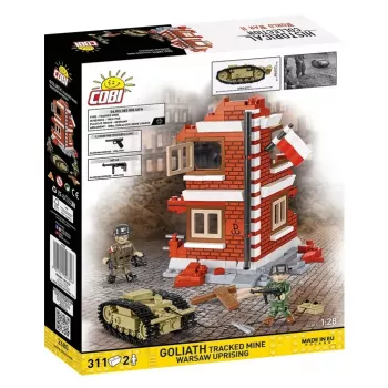 COBI Historical Collection Goliath lánctalpas akna varsói felkelés, 1:28 méretarány, 311 elem