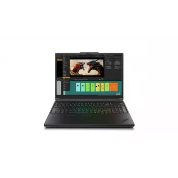 Lenovo ThinkPad P16 Gen 3 21RQ005TGE laptop, 16 inch WUXGA IPS, Intel Core Ultra 7 255HX, 64GB DDR5, 512GB SSD, NVIDIA RTX PRO 2000 Blackwell 8GB, Windows 11 Pro, német billentyűzet