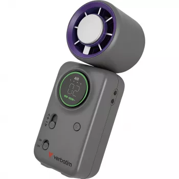 Verbatim Cool'n'Go Ice Touch Mini kézi ventilátor (lila/szürke)