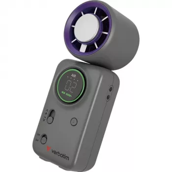 Verbatim Cool'n'Go Ice Touch Mini kézi ventilátor (lila/szürke)