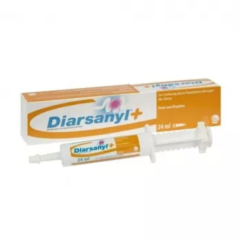 Ceva Diarsanyl Plus orális paszta kutyáknak és macskáknak akut hasmenés esetén, 24 ml fecskendő