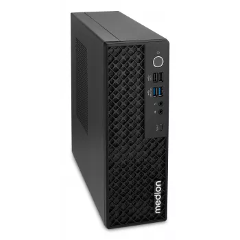 Medion 10026214 PICOWORX T80III MD340101 mini PC, Intel Processor N100, 16GB RAM, 512GB SSD, Windows 11 Pro, Wi-Fi 6, fekete