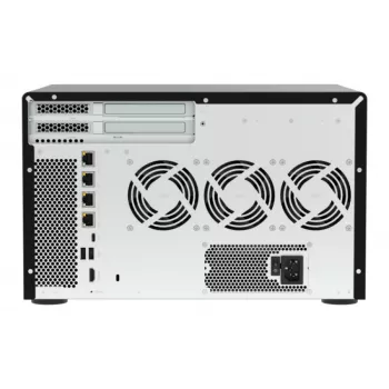 QNAP TVS-h1277AX-R5-16G 12 rekeszes QuTS hero NAS, 8x 3.5 SATA + 4