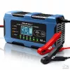 Qoltec 52669 intelligens akkumulátortöltő 12V 6A javítófunkcióval AGM GEL LiFePO4-hoz