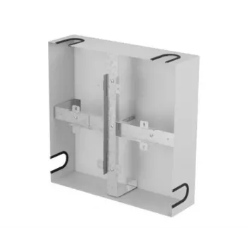 LANBERG kábeltartalék-tároló konzol 400 x 400 mm - szürke AK-3144-S