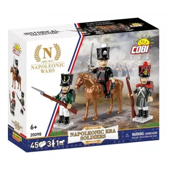 COBI napóleoni kori katonák, építőkocka minifigurák