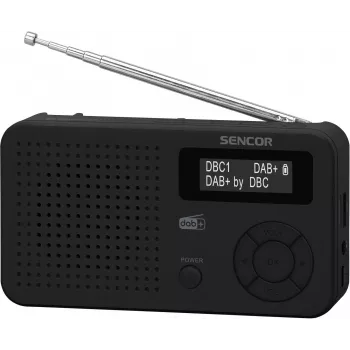 Sencor SRD 7210B DAB+ rádió FM/BT/USB - fekete