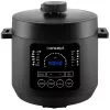 CONCEPT CK6001 többfunkciós főző 5L 900W 10 program tapadásmentes bevonat fekete/rozsdamentes acél