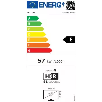 Philips 55PUS7061/12 55 inch 4K UHD LED okostévé HDR Plus-szal