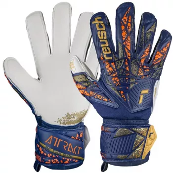 Reusch Attrakt Grip kapuskesztyű mélykék/fehér/élénk narancs 11-es méret