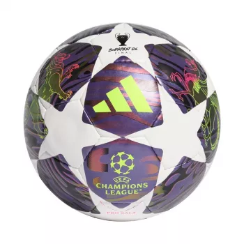 adidas UCL 25/26 Final Pro Sala futsal labda lila/fehér