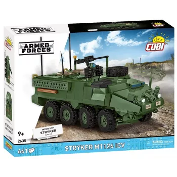 COBI Stryker M1126 ICV (1:35 méretarány) – részletes katonai jármű makett készlet