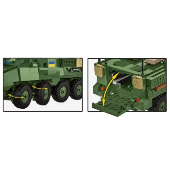 COBI Stryker M1126 ICV (1:35 méretarány) – részletes katonai jármű makett készlet