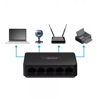 ESPERANZA 5 portos Gigabit switch 10/100/1000 ONYX ENS103