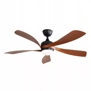 Extralink Grand Walnut 52 okos WiFi mennyezeti ventilátor, dió, 132 cm, app vezérlés