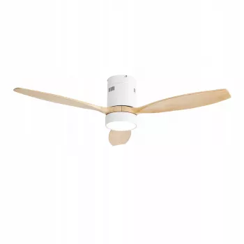 Extralink Nature Flow 52 okos WiFi mennyezeti ventilátor, fa, 132 cm, alkalmazásvezérlés