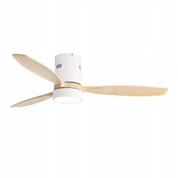 Extralink Nature Flow 52 okos WiFi mennyezeti ventilátor, fa, 132 cm, alkalmazásvezérlés