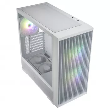 Fortron M330 fehér Micro-ATX torony, edzett üveg, 1x120mm ventilátor