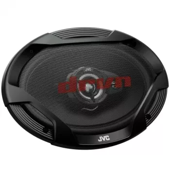 JVC CS-DR6932 6x9 inch 3 utas koaxiális autóhangszóró, 500W csúcs, 70W RMS, Carbon-Mica mélyhangszóró, PEI magashangszóró, 4 Ohm