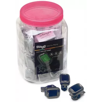 Stagg SCTUC1/30 csipeszes kromatikus hangoló 30 darabos kijelzős csomag