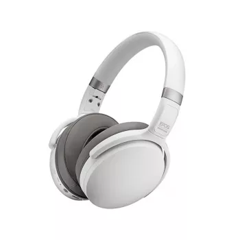EPOS ADAPT 360 fehér vezeték nélküli Bluetooth headset ANC-vel és USB-dongle-lal