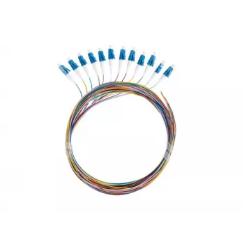 LANBERG Pigtail SM LC/UPC Semi-Tight 9/125 G657A1 12x2m többszínű