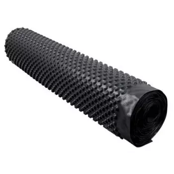 HDPE dudorlemez függőleges alapozás-szigeteléshez 1,5 m x 20 m (30 m²) - fekete