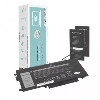 MOVANO Akku K5XWW Dell Latitude 5289 7390 2-in-1-hez - 7300 mAh (55 Wh)