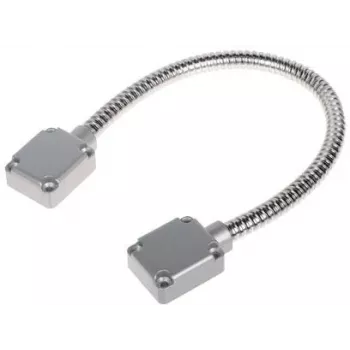 DELTA ATLO-KP-11X400 fém kábelvédő cső, rozsdamentes acél, ezüst