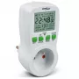 GreenBlue GB107 digitális programozható időzítőkapcsoló 16 program 230V 16A Schuko