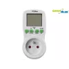 GreenBlue GB107 digitális programozható időzítőkapcsoló 16 program 230V 16A Schuko