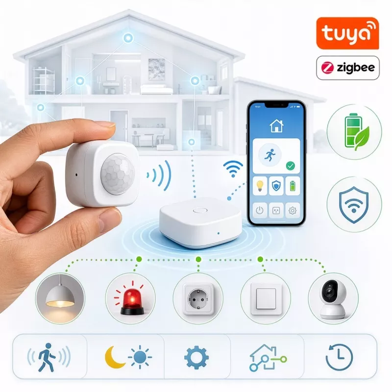 GREENBLUE Tuya Zigbee mozgásérzékelő GB740