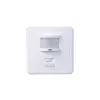 MACLEAN MCE18 PIR mozgásérzékelő hangérzékeléssel, fali szerelés, 160°, 1200W, fehér