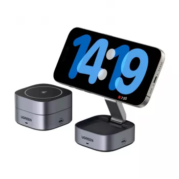 UGREEN W256 20W USB-C fali töltő 1m USB-C - USB-C kábellel - fekete