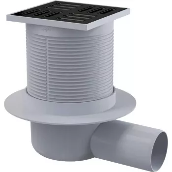 DEANTE KOS_N01C rozsdamentes acél pontlefolyó rács 150x150 mm