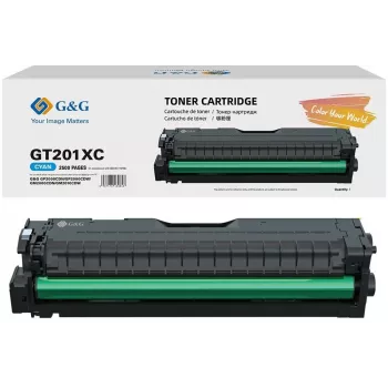 G&G XL toner GT201XCEV G&G P2000CDW/P2010CDW nyomtatóhoz, ciánkék
